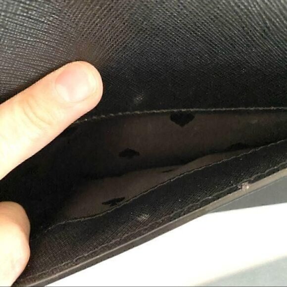 Kate Spade Black & Gold Cameron Convertible Crossbody Bag +upgraded Chain & tag - Picture 13 of 16